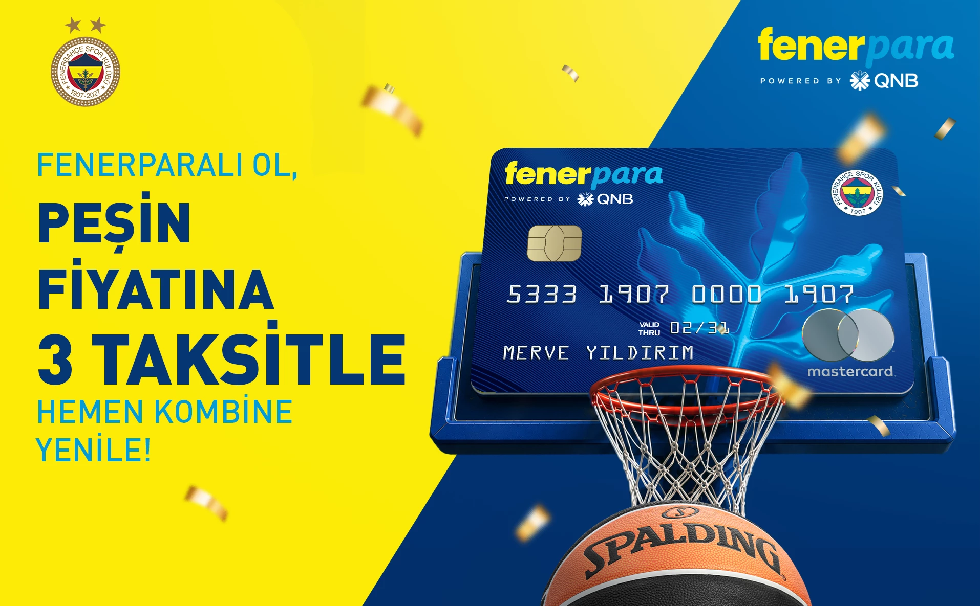 Basketbol Kombinede vade farksız 3 ay taksit imkanı Fenerpara’da!