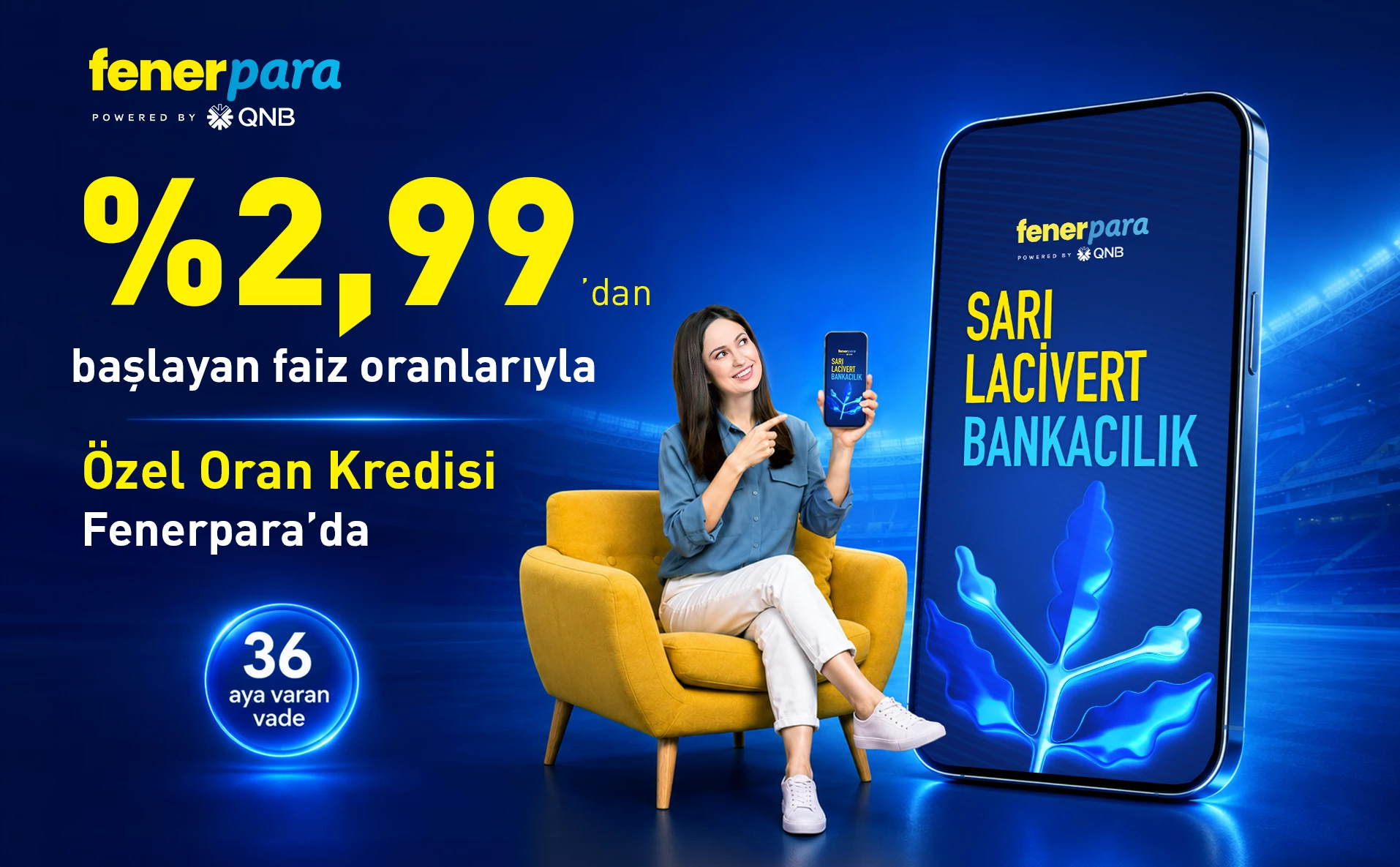 Krediyle Tanışanlara Özel Aylık %2.99’dan Başlayan Faiz Oranları Fenerpara’da Seni Bekliyor!