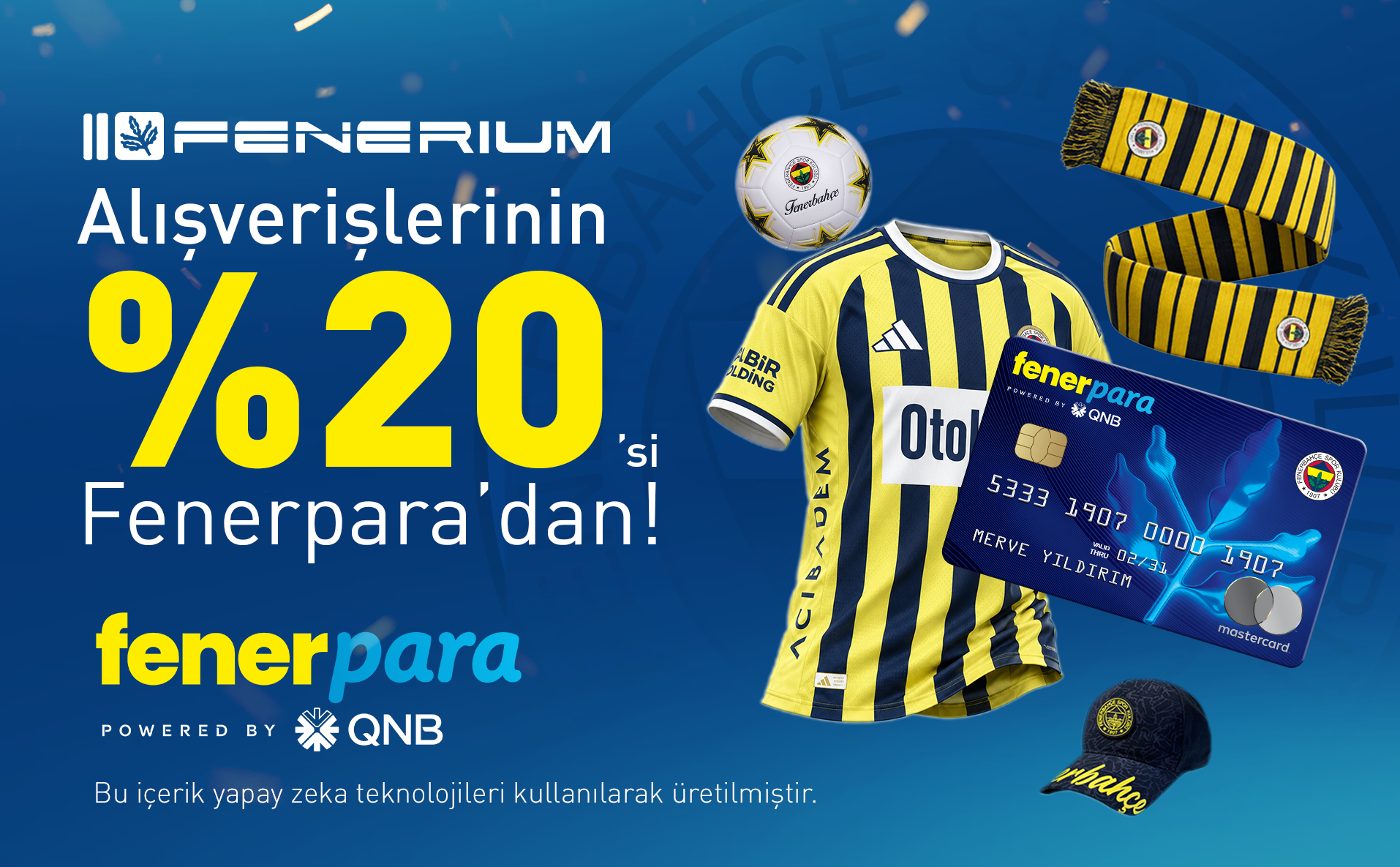 Fenerpara Kredi Kartı ile Fenerium Harcamalarına %20 Nakit İade Fırsatı!